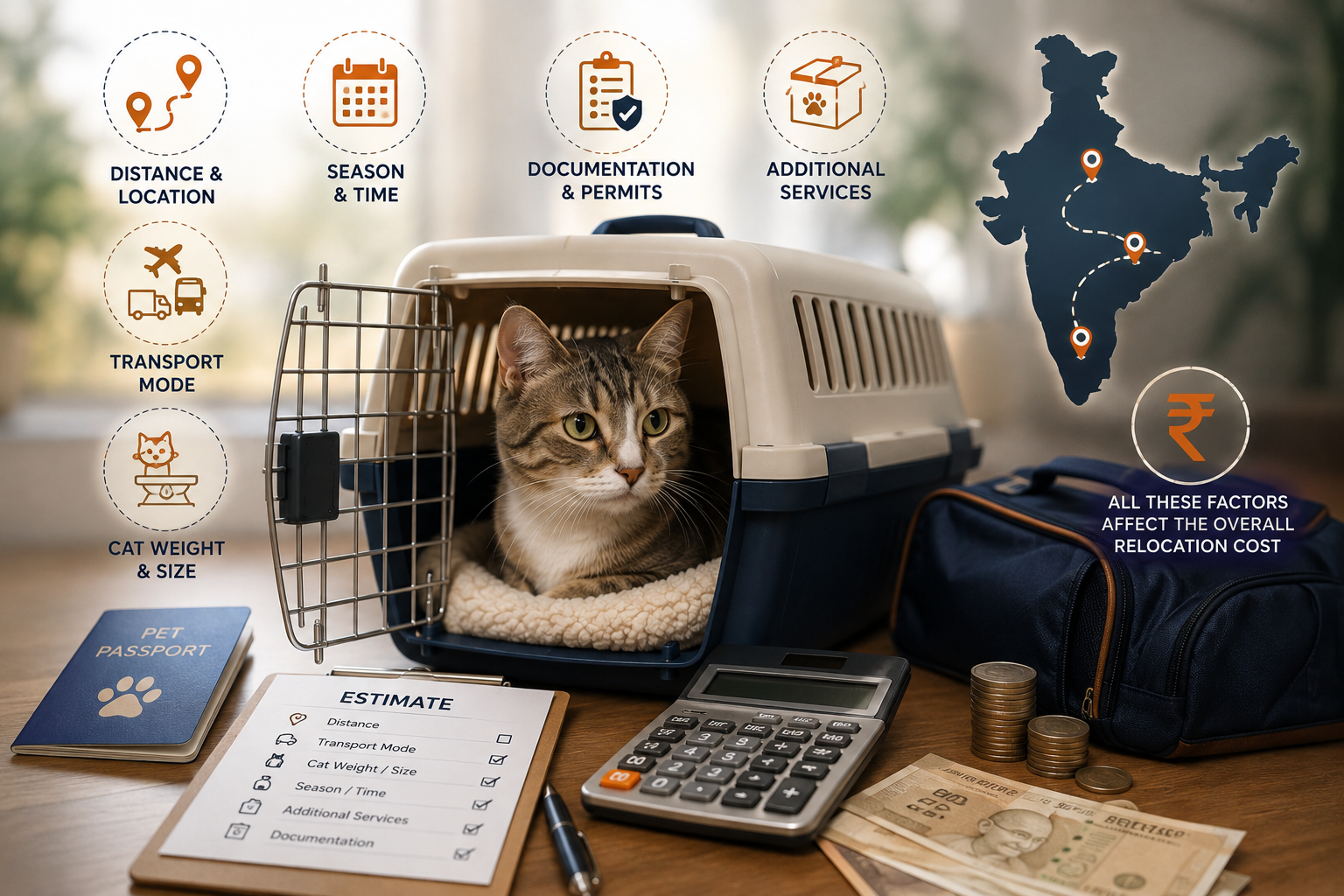 Factors Affecting Cat Relocation Cost in India